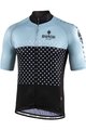BIANCHI MILANO Cycling short sleeve jersey - QUIRRA - black/light blue