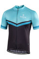 BIANCHI MILANO Cycling short sleeve jersey - OLLASTU - black/light blue