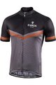 BIANCHI MILANO Cycling short sleeve jersey - OLLASTU - black/grey