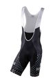 BIANCHI MILANO Cycling bib shorts - MASCARI - black/light blue