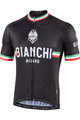 BIANCHI MILANO Cycling short sleeve jersey - ISALLE - black