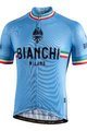 BIANCHI MILANO Cycling short sleeve jersey - ISALLE - blue