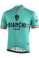 BIANCHI MILANO Cycling short sleeve jersey - ISALLE - blue