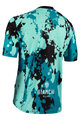 BIANCHI MILANO Cycling short sleeve jersey - POZZILLO MTB - green/black/blue