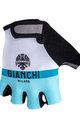 BIANCHI MILANO Cycling fingerless gloves - ANAPO - light blue/white
