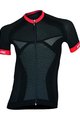 Cycling short sleeve jersey - SEAMLESS  - red/black