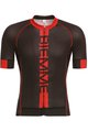 Cycling short sleeve jersey - POISON  - black/red