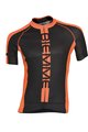 Cycling short sleeve jersey - POISON  - black/orange
