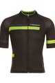 Cycling short sleeve jersey - POLKA  - black/green