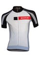 Cycling short sleeve jersey - MOODY  - white/black