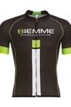 BIEMME Cycling short sleeve jersey - IDENTITY18 - black/green