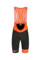 Cycling bib shorts - LEGEND - black/orange