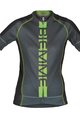 BIEMME Cycling short sleeve jersey - POISON LADY - green/grey