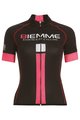 Cycling short sleeve jersey - IDENTITY18 LADY - pink/white/black