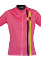 BIEMME Cycling short sleeve jersey - ITEM TWO LADY - yellow/pink/black