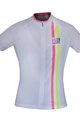 BIEMME Cycling short sleeve jersey - ITEM TWO LADY - pink/white/yellow