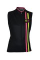 BIEMME Cycling sleeveless jersey - ITEM TWO LADY - pink/black/yellow