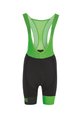 Cycling bib shorts - LEGEND LADY - black/green