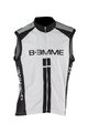 Cycling gilet - ALPE D'HUEZ - black/white