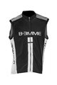 BIEMME Cycling gilet - ALPE D'HUEZ - black/white