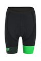 Cycling shorts without bib - LEGEND 19 LADY - green/black
