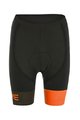 Cycling shorts without bib - LEGEND 19 LADY - black/orange