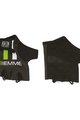 Cycling fingerless gloves - STRAPS - green/white/black