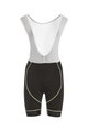 Biemme Cycling bib shorts - FLEX LADY - black/green/white