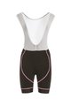 BIEMME Cycling bib shorts - FLEX LADY - white/black/pink