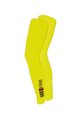 Cycling full-leg warmers - SEAMLESS - yellow