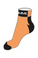 Biemme Cycling ankle socks - COOLMAX - black/orange