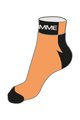 Cycling ankle socks - COOLMAX - black/orange