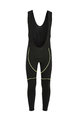 Cycling long bib trousers - FLEX WINTER - black/green
