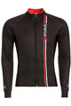 BIEMME Cycling winter long sleeve jersey - BLADE WINTER - black/red