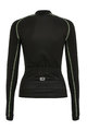 BIEMME Cycling winter long sleeve jersey - FLEX LADY WINTER  - black/green