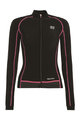 BIEMME Cycling winter long sleeve jersey - FLEX LADY WINTER  - pink/black