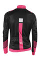 Biemme Cycling winter long sleeve jersey - SHARP LADY WINTER - black/pink