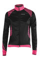 BIEMME Cycling winter long sleeve jersey - SHARP LADY WINTER - black/pink