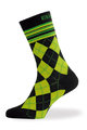 Biotex Cyclingclassic socks - JACQUARD - yellow/black