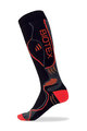 BIOTEX Cycling knee-socks - RACE THERMOLITE - black/red