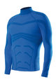 Biotex Cycling long sleeve t-shirt - POWERFLEX WARM - blue