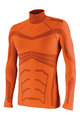 BIOTEX Cycling long sleeve t-shirt - POWERFLEX WARM - orange