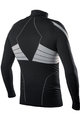 BIOTEX Cycling long sleeve t-shirt - 5 COMPRESSIONS - black/grey