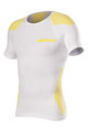 Biotex Cycling short sleeve t-shirt - BIOFLEX RAGLAN - white/yellow