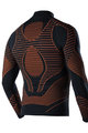 BIOTEX Cycling long sleeve t-shirt - ICEBREAK - black/orange