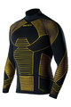 BIOTEX Cycling long sleeve t-shirt - ICEBREAK - black/yellow