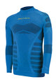 BIOTEX Cycling long sleeve t-shirt - WARM EFFECT JUNIIOR - blue