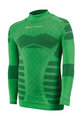 BIOTEX Cycling long sleeve t-shirt - WARM EFFECT JUNIIOR - green