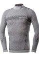 BIOTEX Cycling long sleeve t-shirt - 3D TURTLENECK - grey