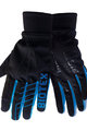 BIOTEX Cycling long-finger gloves - SUPERWARM - blue/black